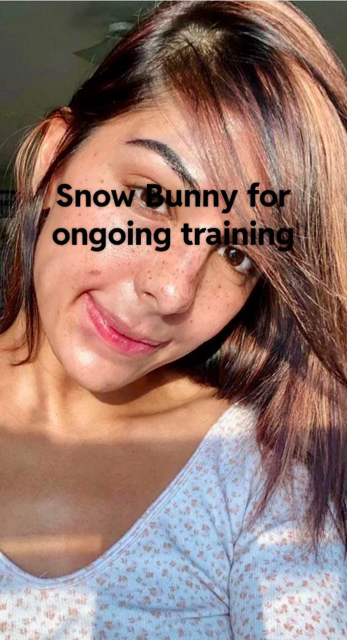 Seeking ongoing snow bunny training with hubby approved 