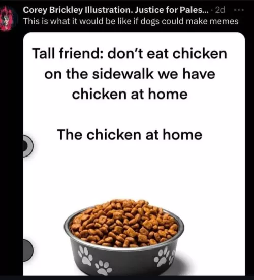 sidewalk chicken hit different tho