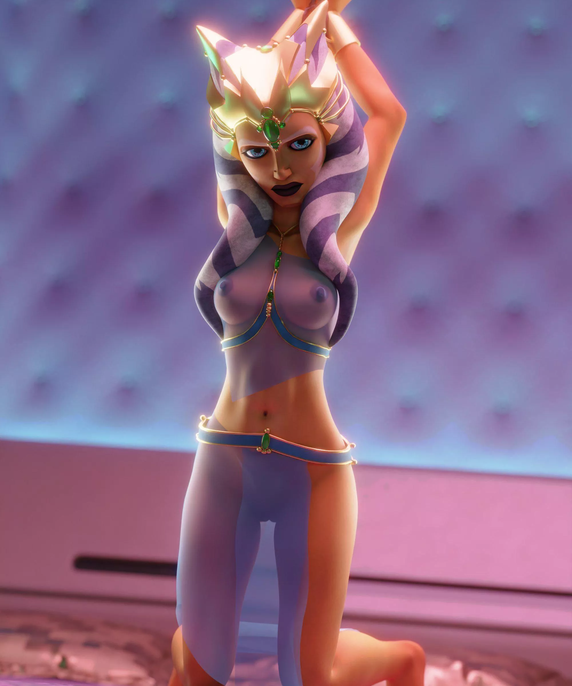 Slave Ahsoka in lingerie 
