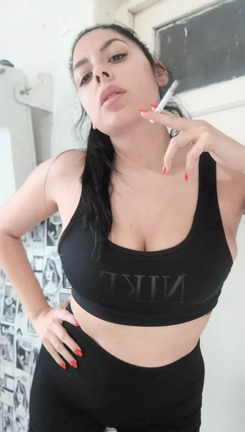 Smoking after training