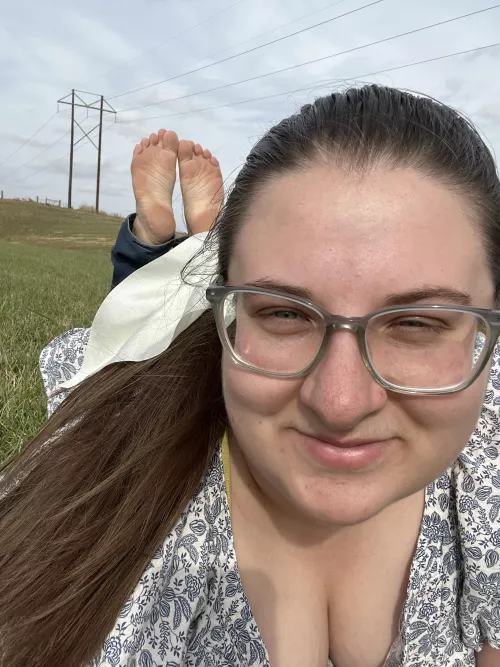 Snapping some shots before class! 