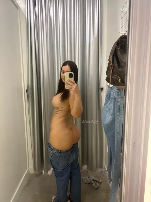 The struggle jeans shopping 👀