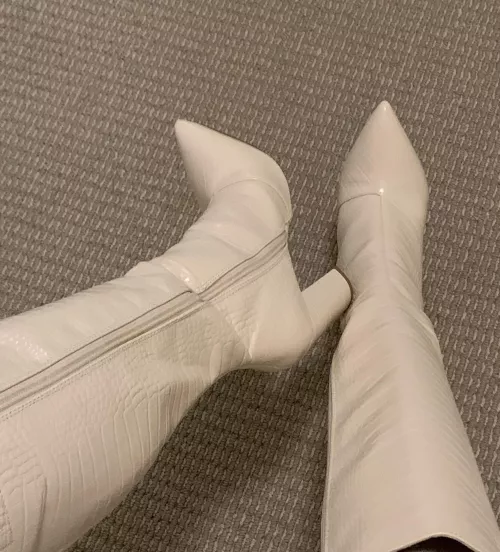 these are perfect for kicking losers in the balls with 🤍 [findom]