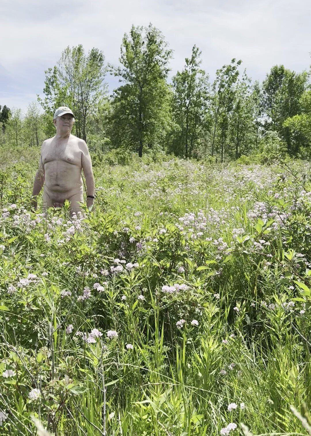 Wandering the tall grass.