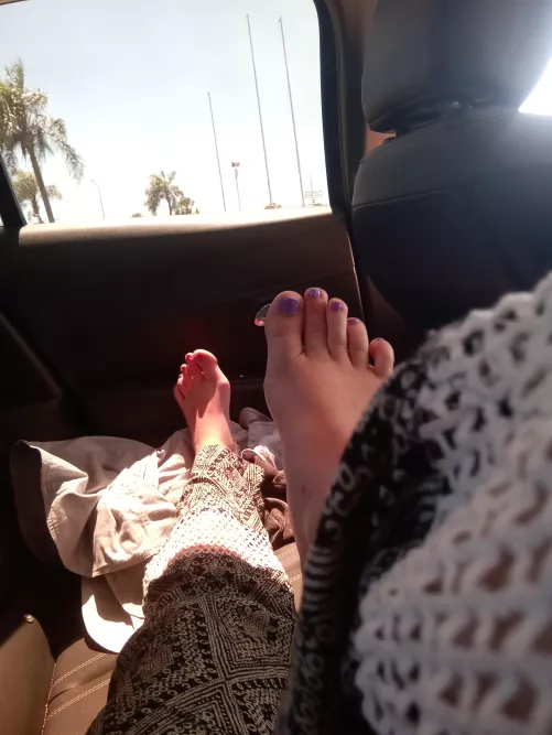 We'll do it on the back seat.