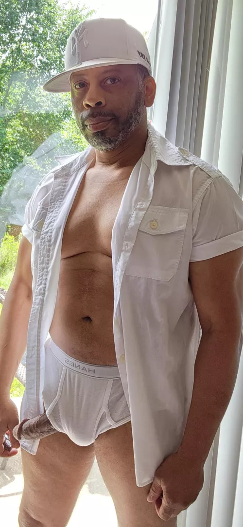 With a show of hands, who's into older Daddies in TightlyWhities?