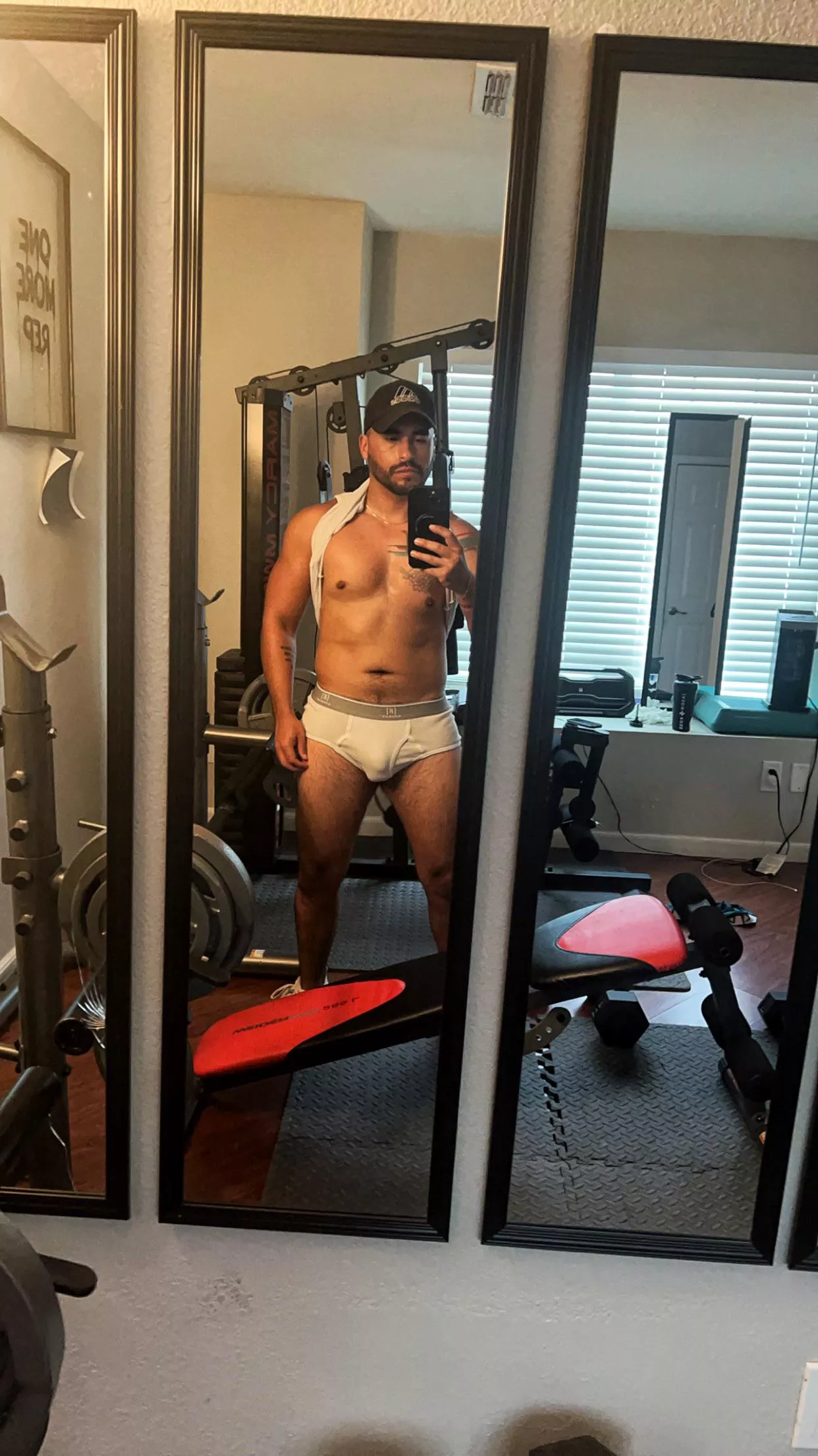 Working out in my briefs