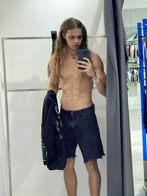 [23] just my abs from everyday workout 🦾😈