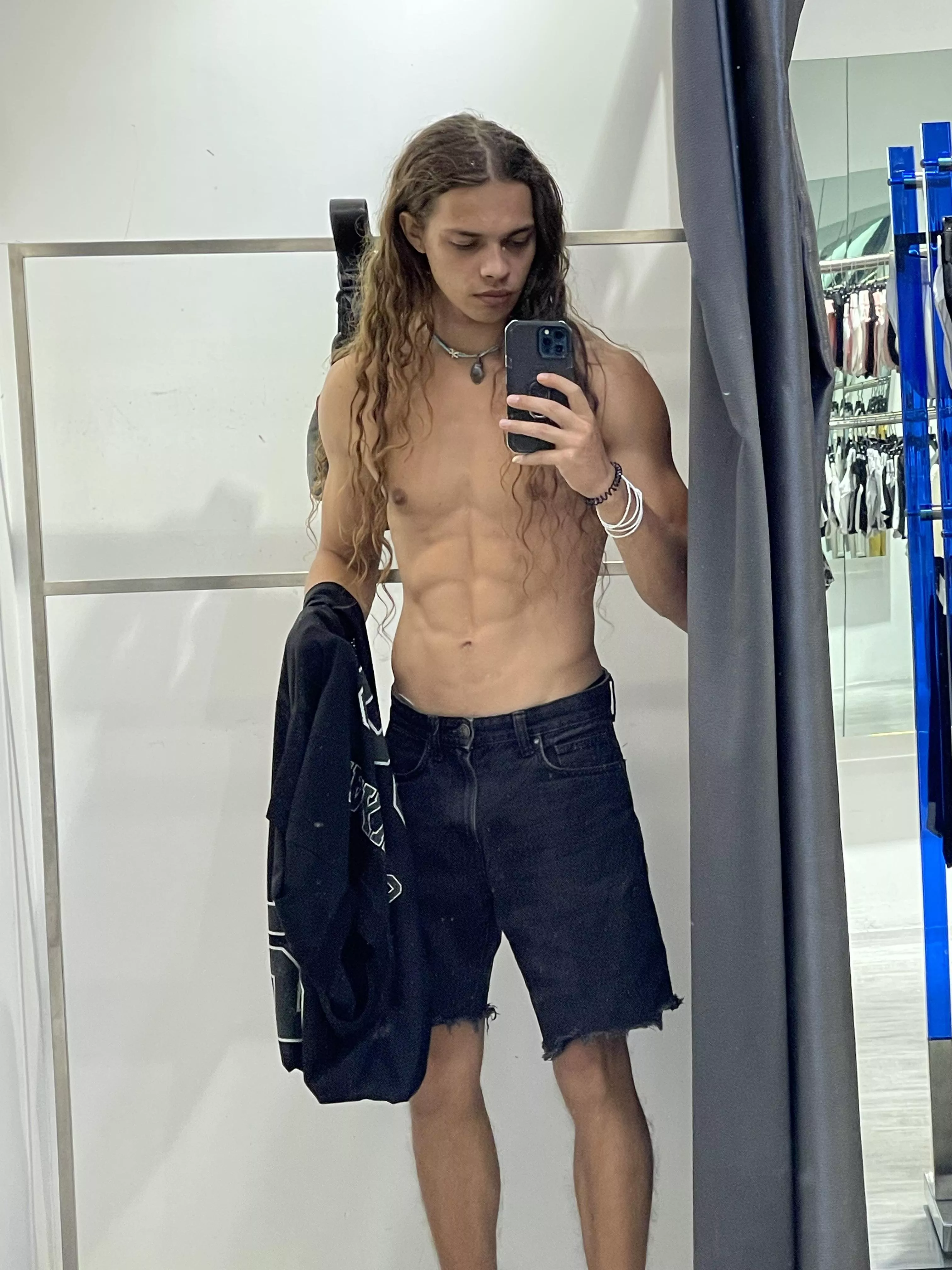 [23] just my abs from everyday workout 🦾😈