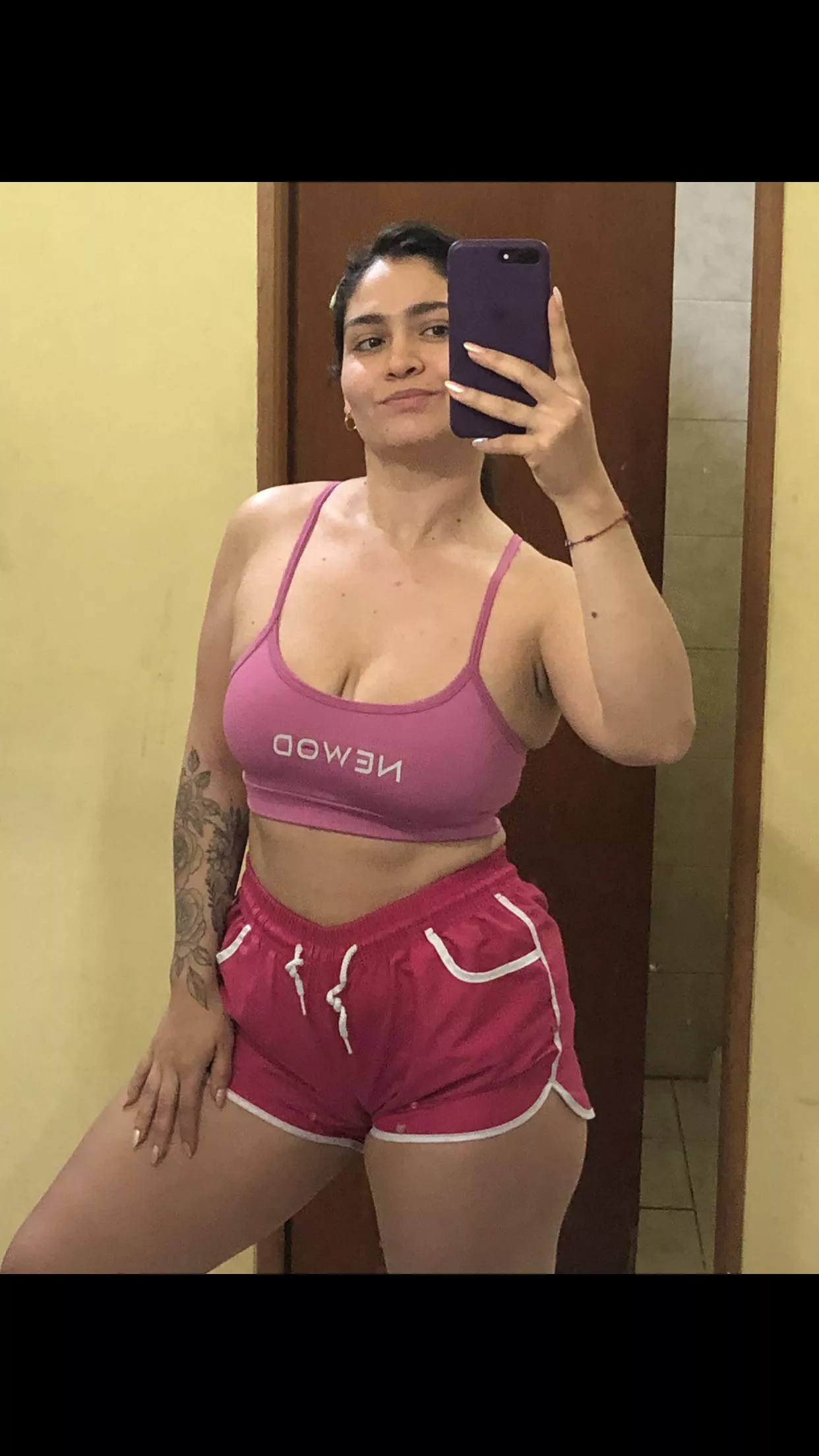 After sweating through my training 