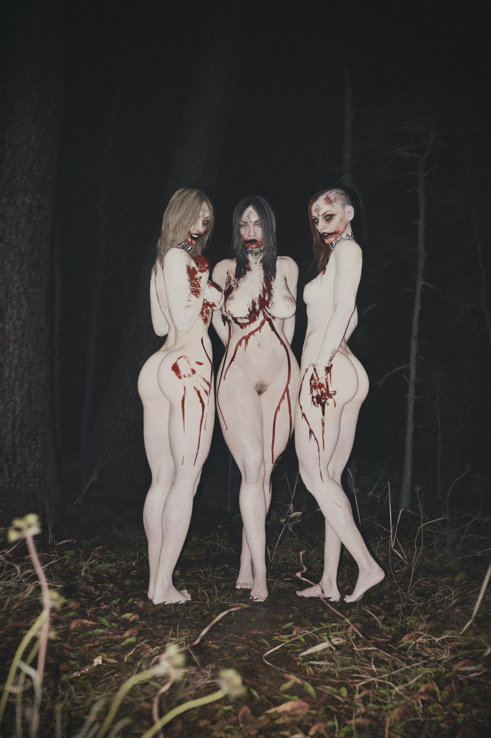 Bela, Cassanda, and Daniela - Middle of the Night (nv3d)