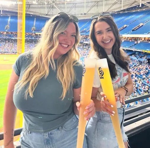 Bigger than her friends head