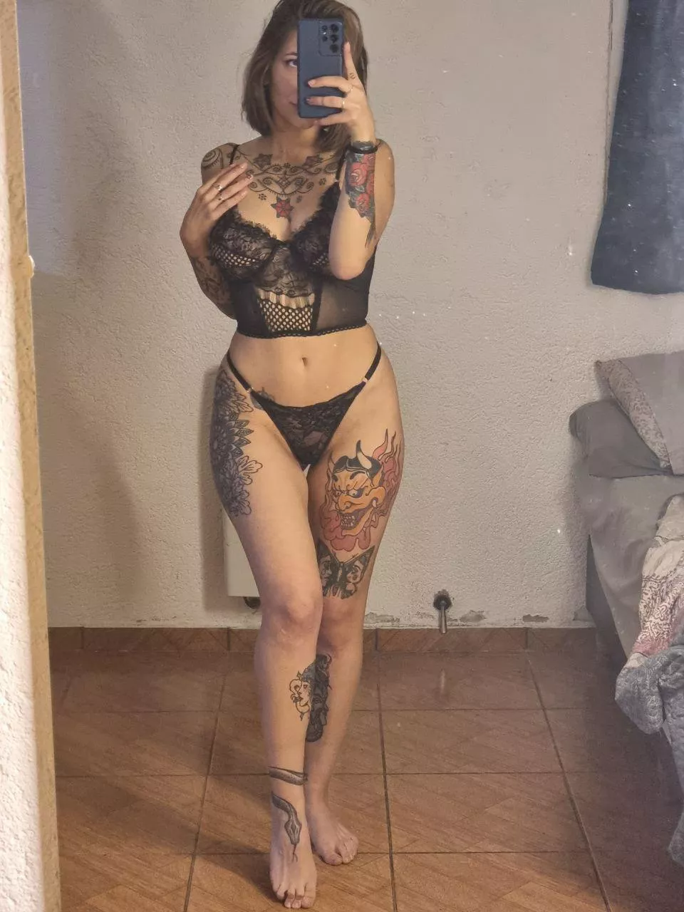 Black lingerie are my faveee
