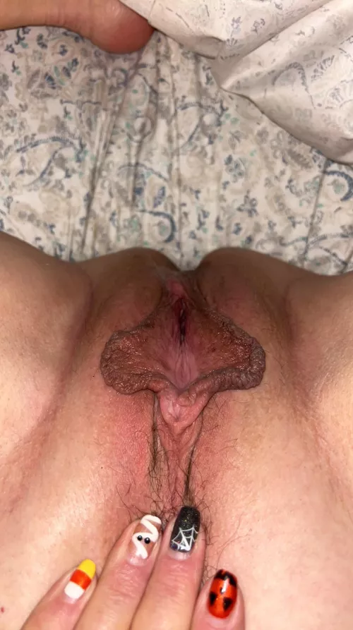 Do you like my Halloween nails [F63]