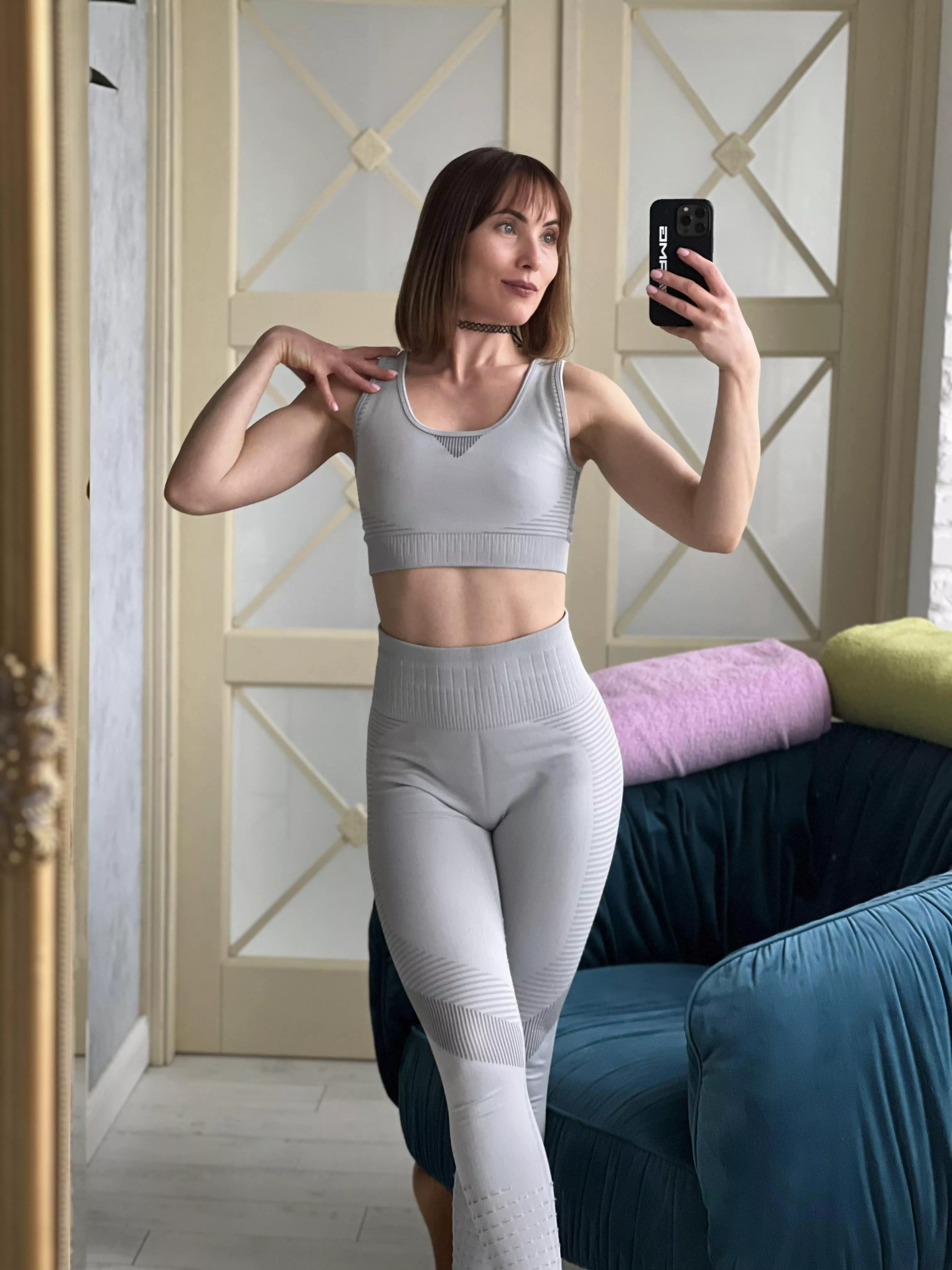 getting ready for practice.