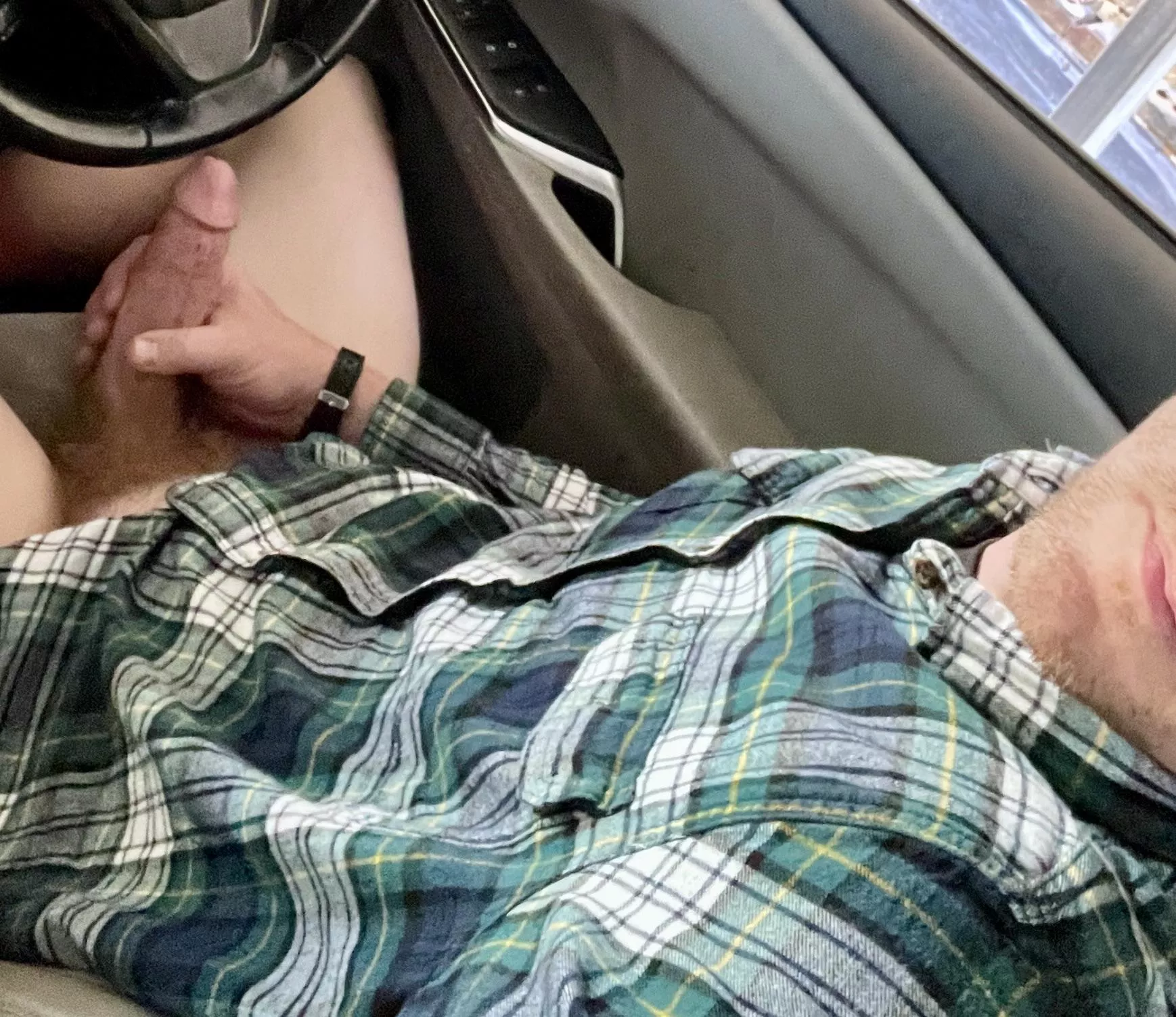 Got bored in the car