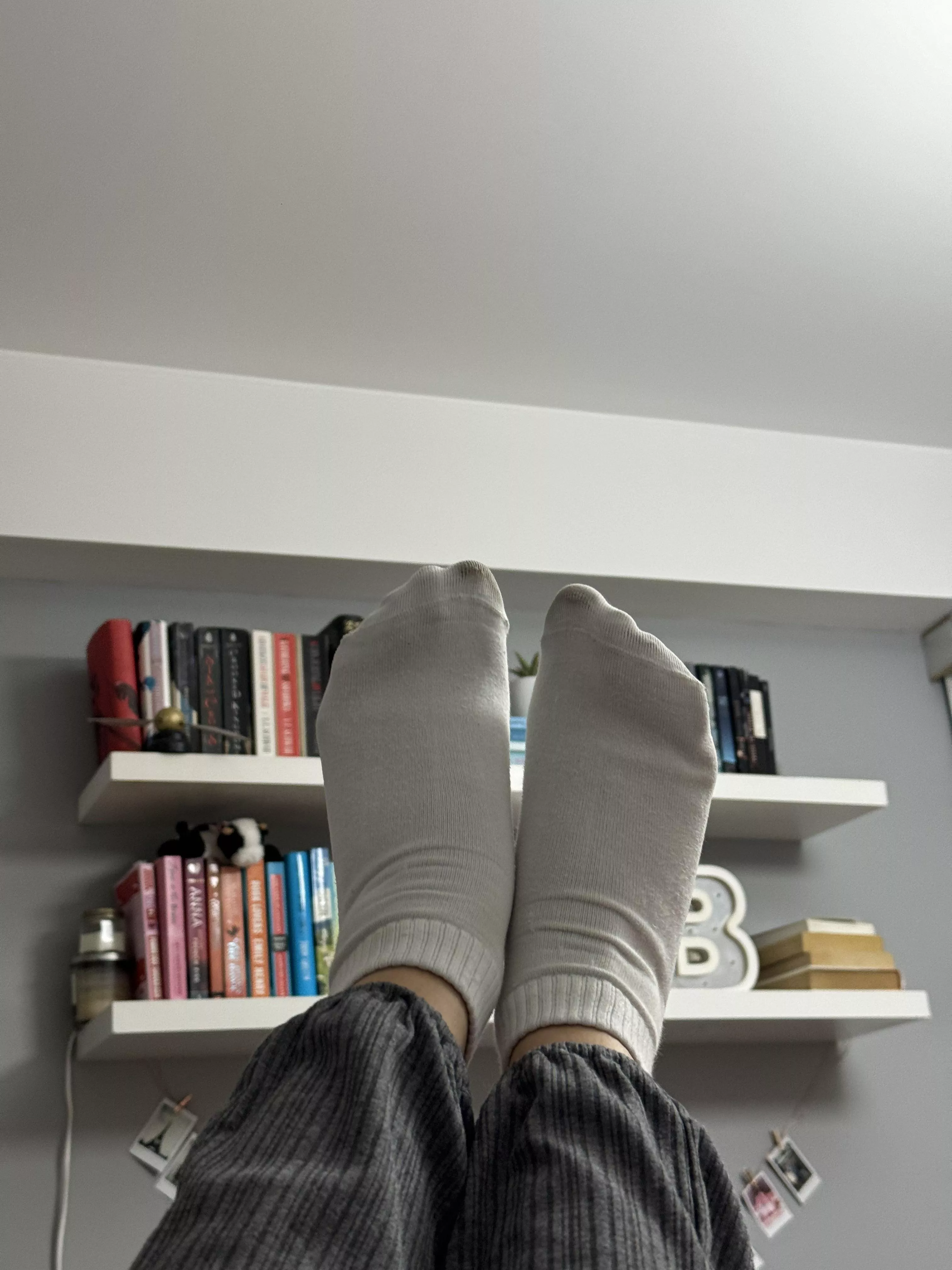 How bad do you want to see my feet without socks?