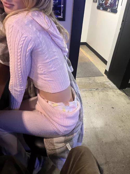 I can’t believe you’re making me wear this big diaper to the bar daddy, what if someone we know sees?🥺😠