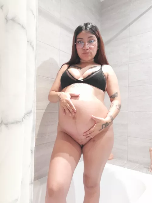 I love to take a hot bath, it is one of my favorite things to do during pregnancy