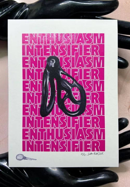 I made some chastity artwork - message me if you would like to buy a print!