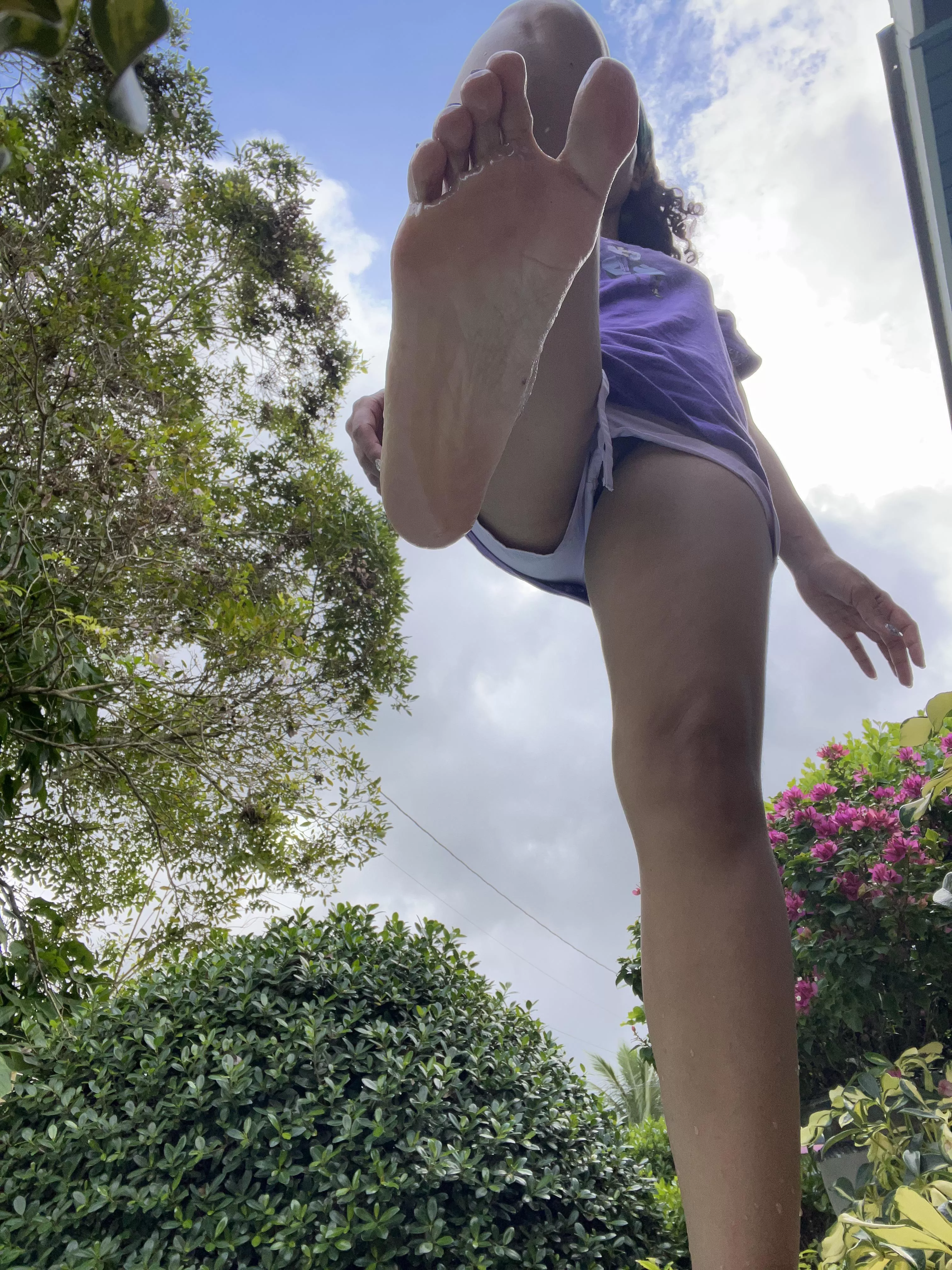 If you beg I may let you climb to my pants