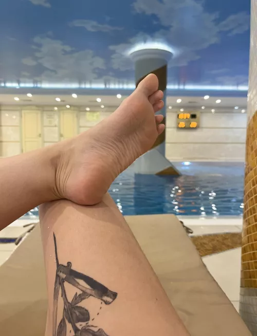 I'll let you worship my feet