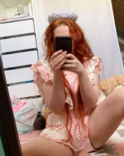 I’m a red haired Rapunzel 🎀👑