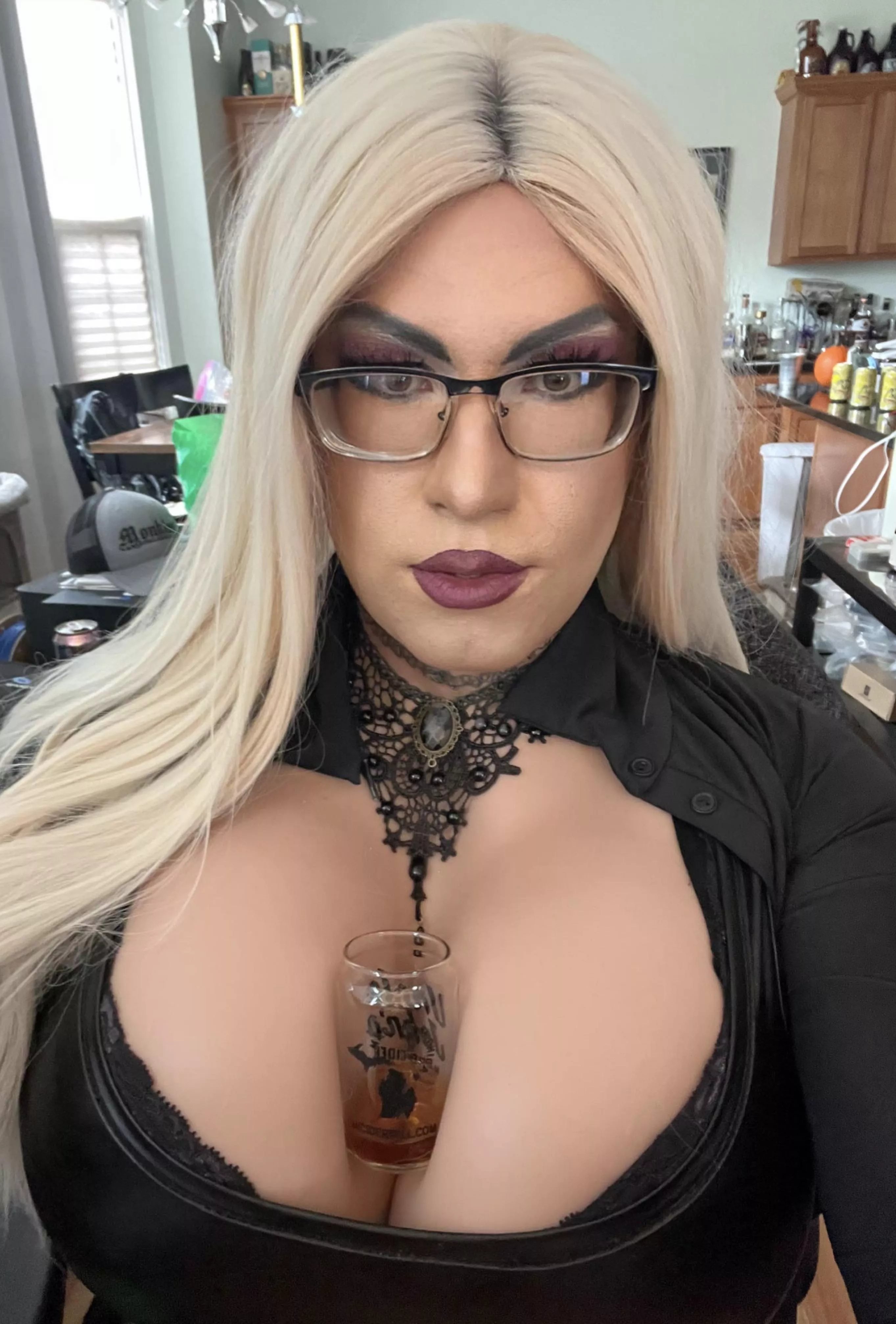 Interest you in a drink?