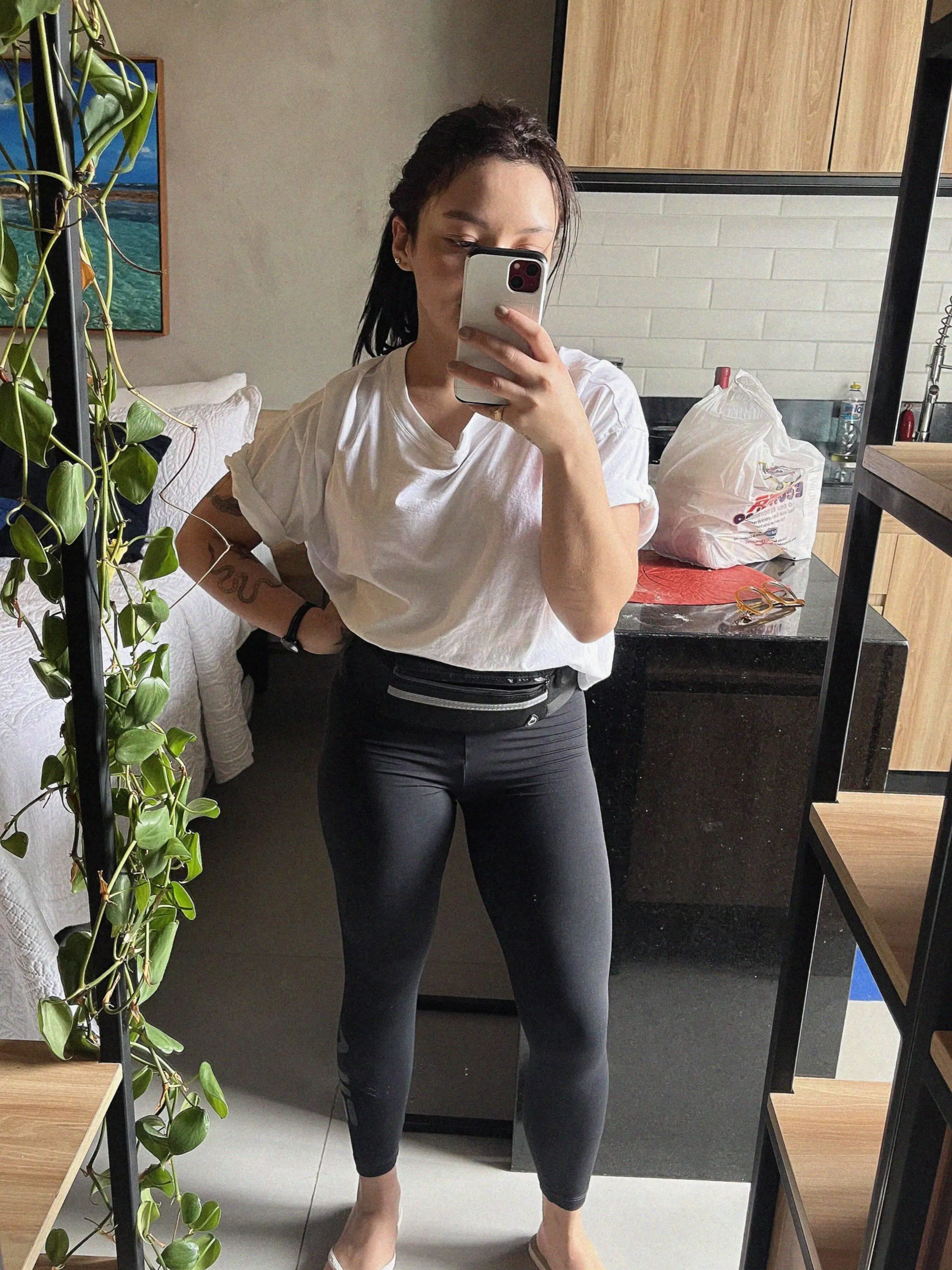 Just finished a sweaty yoga session