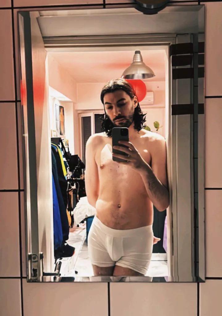 just got out of the shower ♥