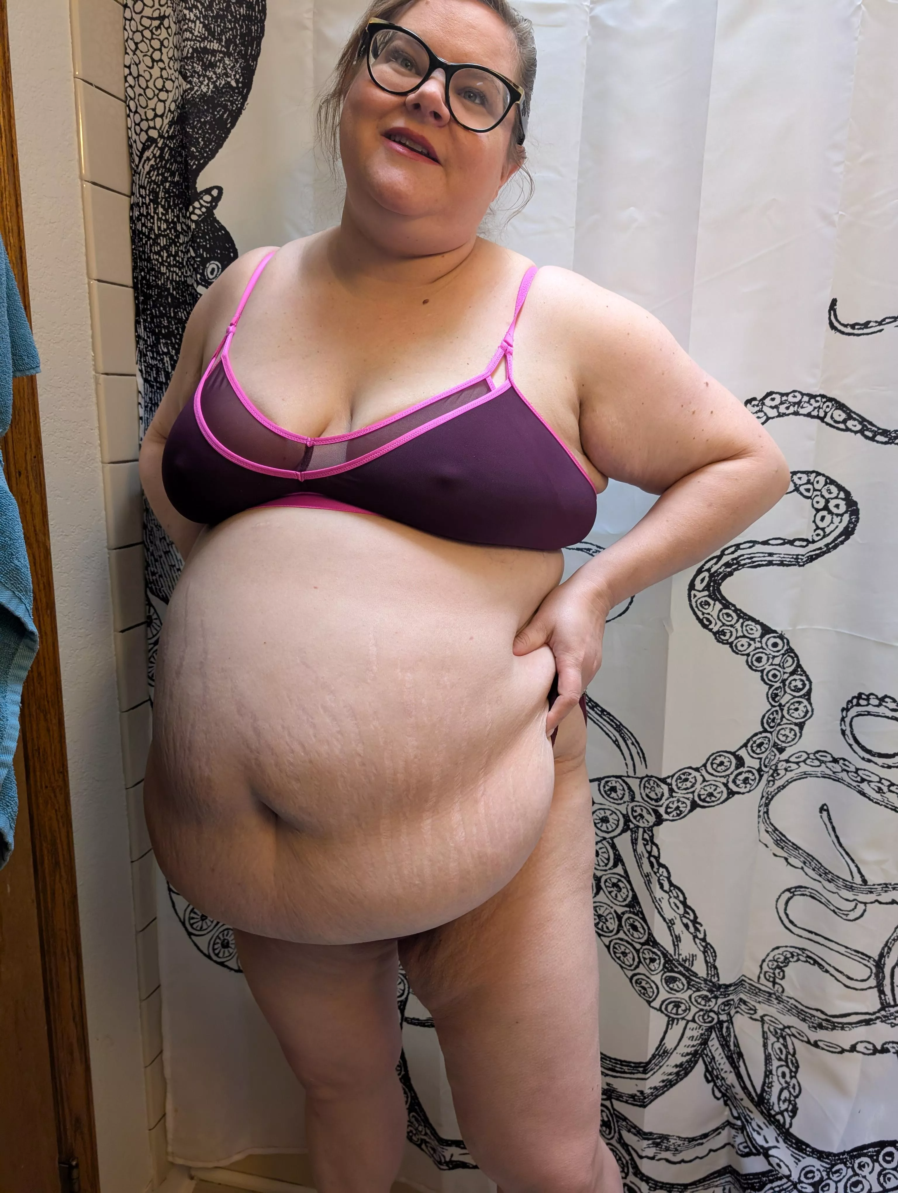 Letting it all hang out.