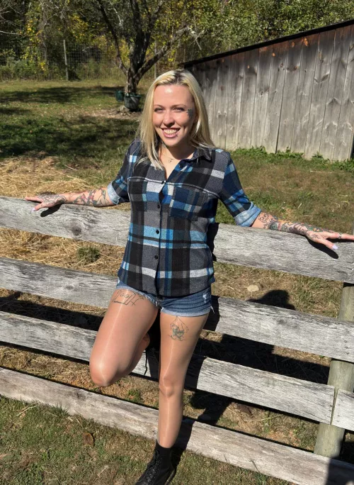 Love the shine on these pantyhose 