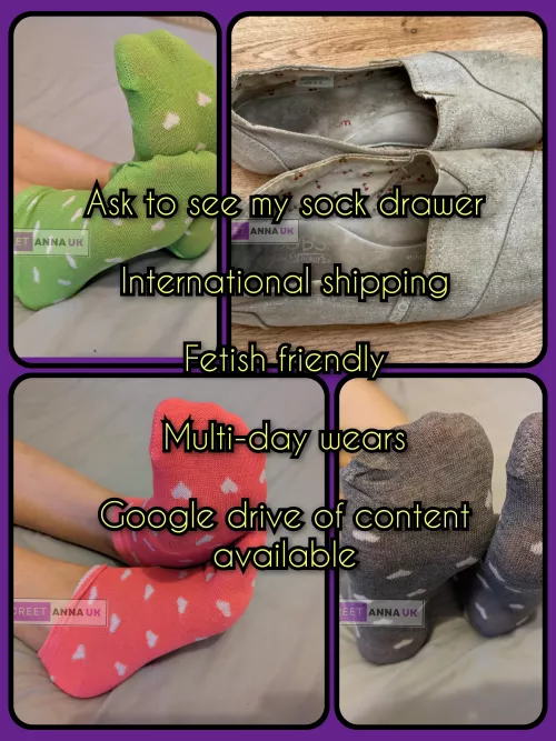 Multi-day wear sweaty and stinky paramedic socks and tights available. Message for details. [Selling][UK] International shipping. 🗺️ [F]