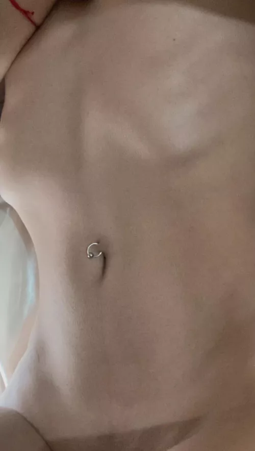 my belly in the morning