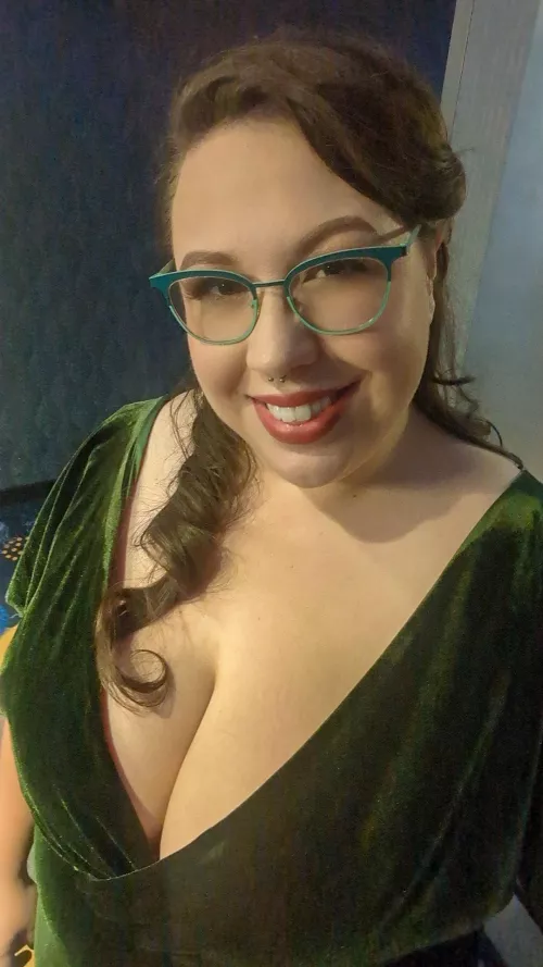 My first time wearing velvet!