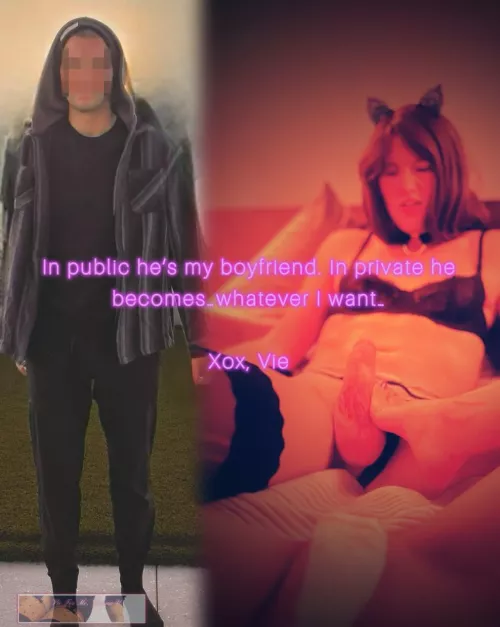 My gf has turned me into her sissy bitch 