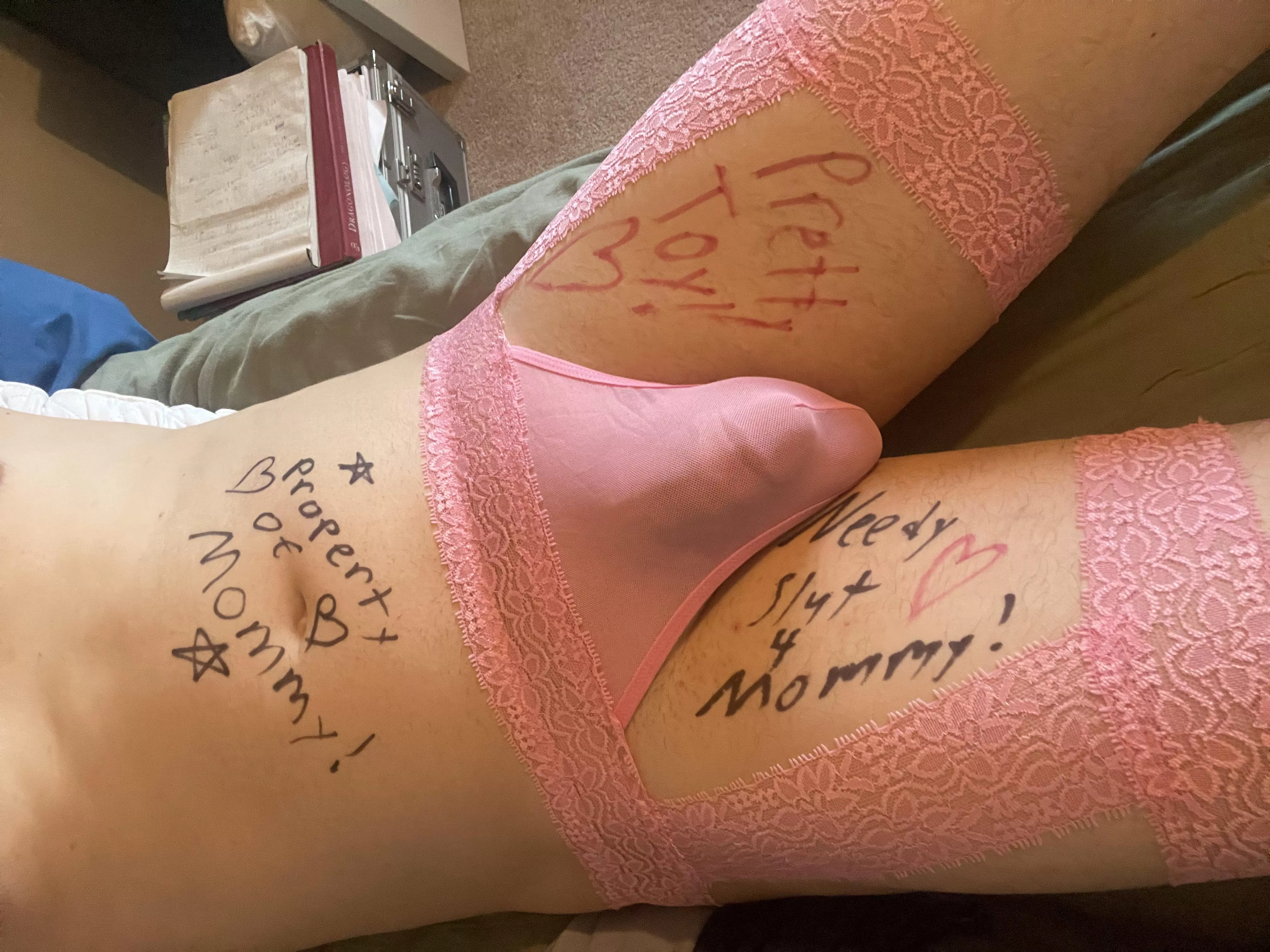 My Mommy marked me all up as her own! I’m so lucky! 