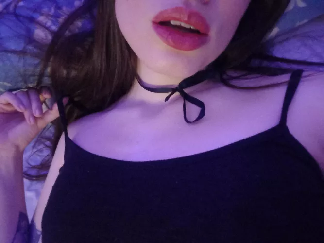 my natural lips ready to kiss