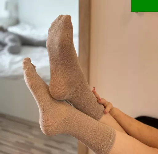 My soles are full of coziness in these socks