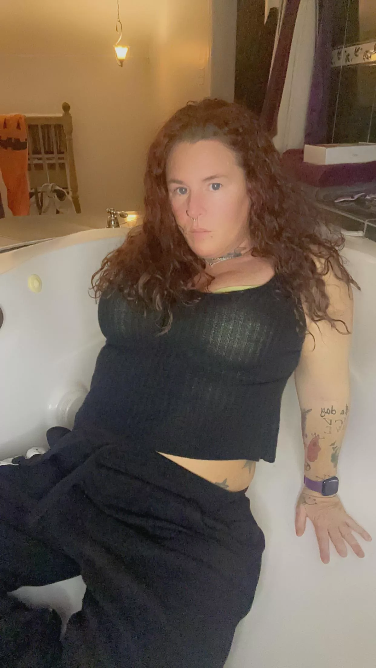 My tummy hurts. Way too much at hibachi  tonight.   Maybe I should take a Jacuzzi to relax.  