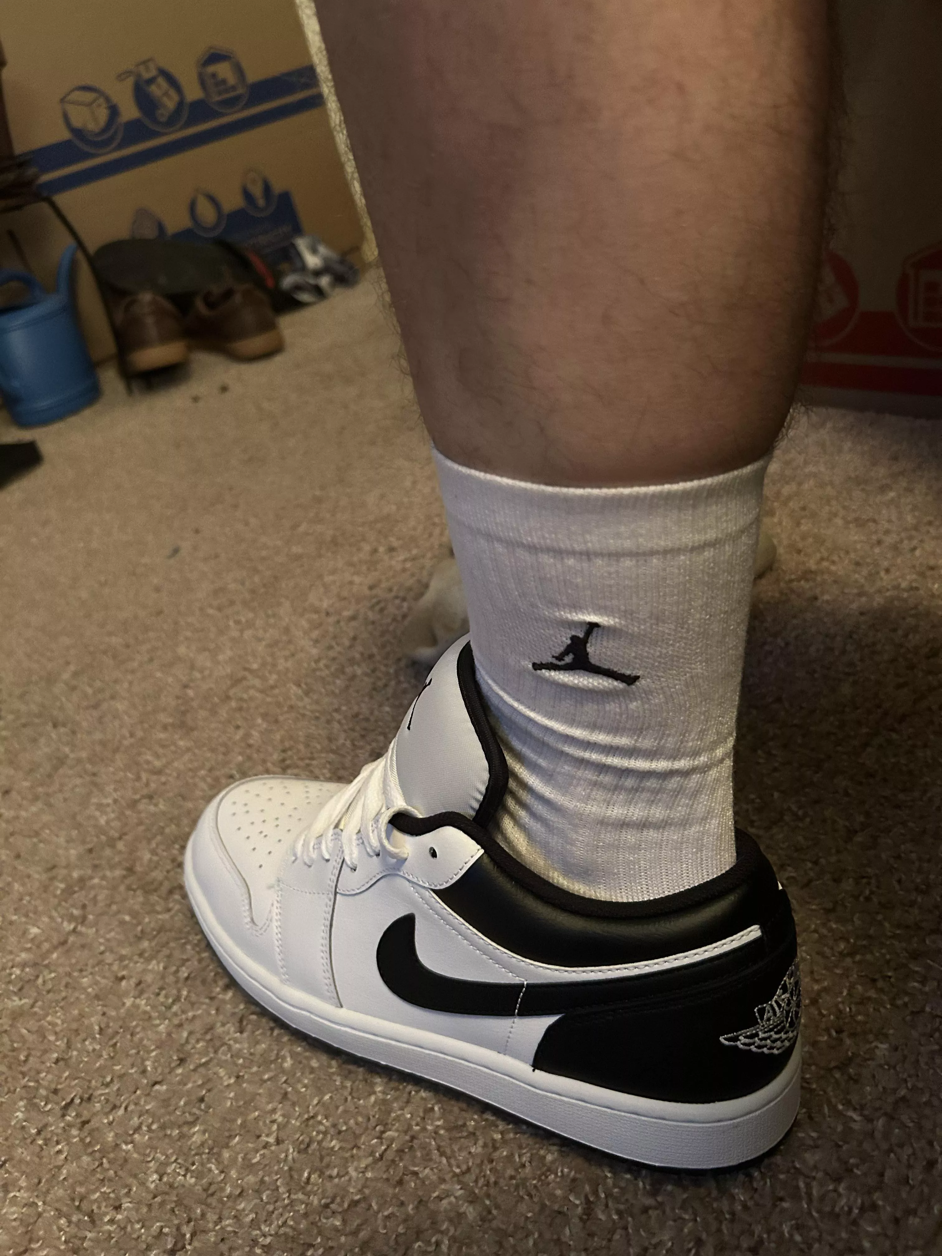 New socks and sneaks