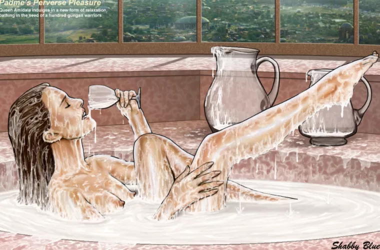 Padme's perverse pleasure. (Shabby Blue)