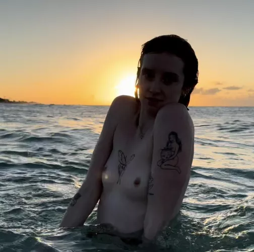 Petite ocean tits never draw too much attention 