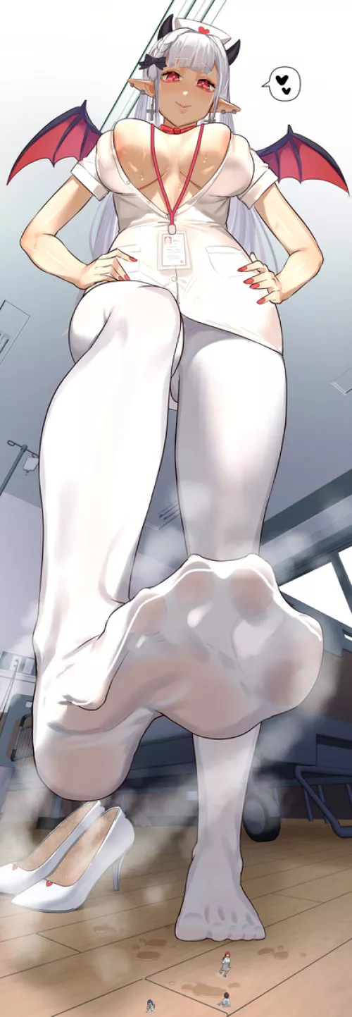 Punishing her naughty patients (OC)