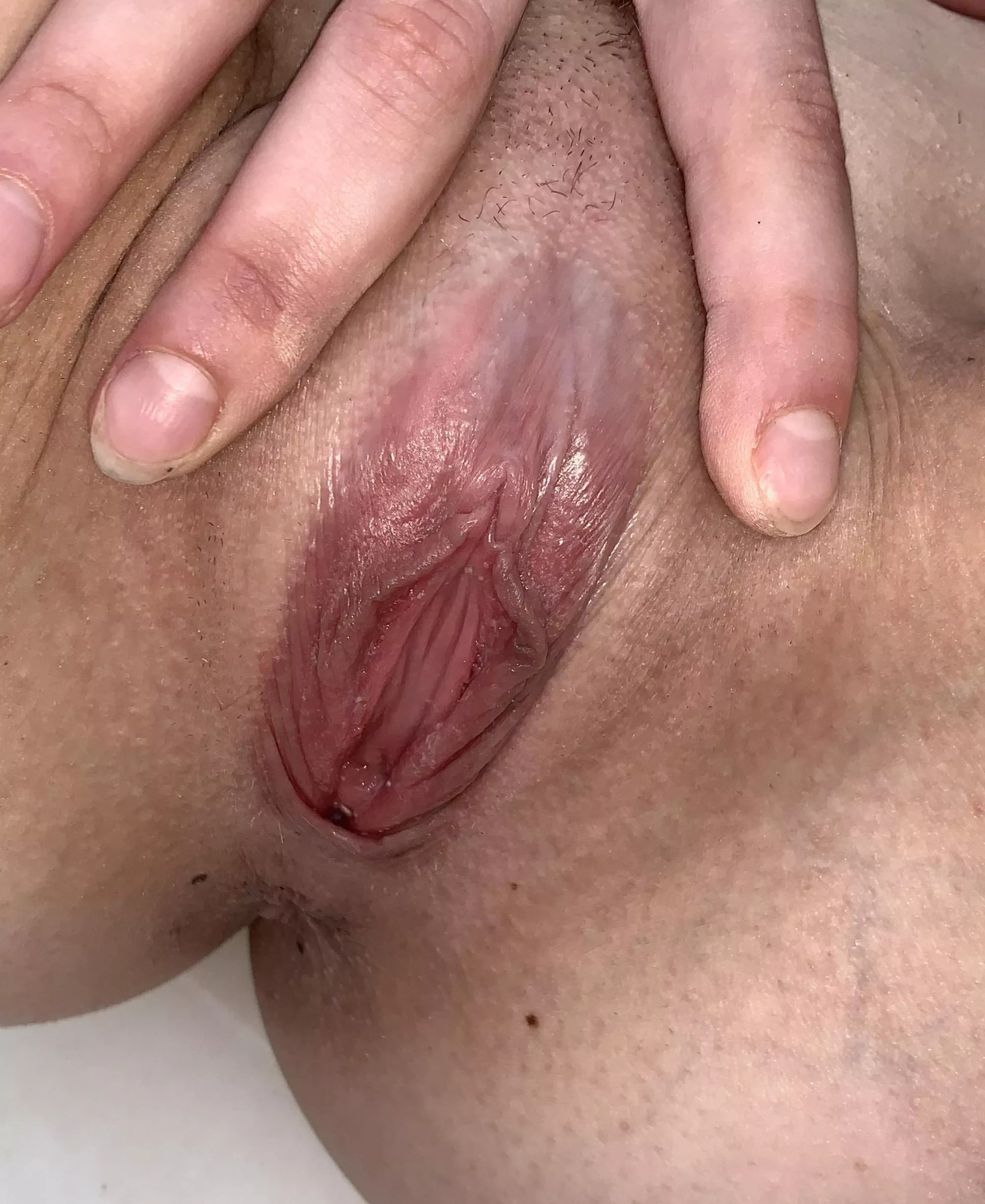 revealing my delicious pussy