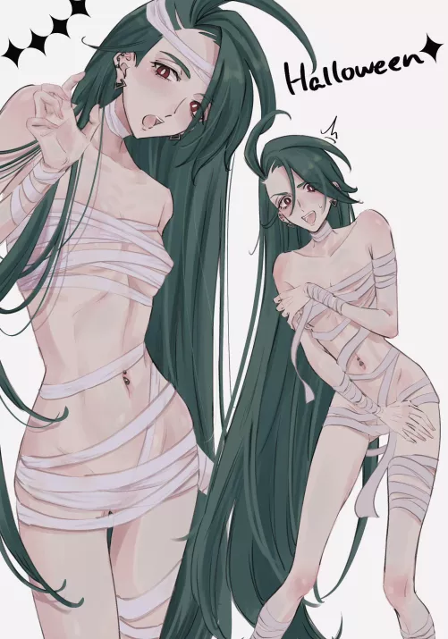 (Rika) Having A Spooky Halloween (@mtkpasta)