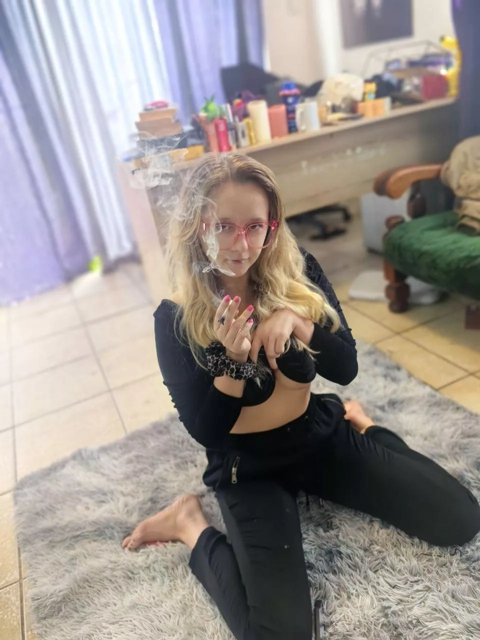 Rolling up trouble and waiting for you.
