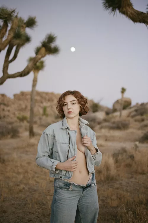Samantha in the Desert