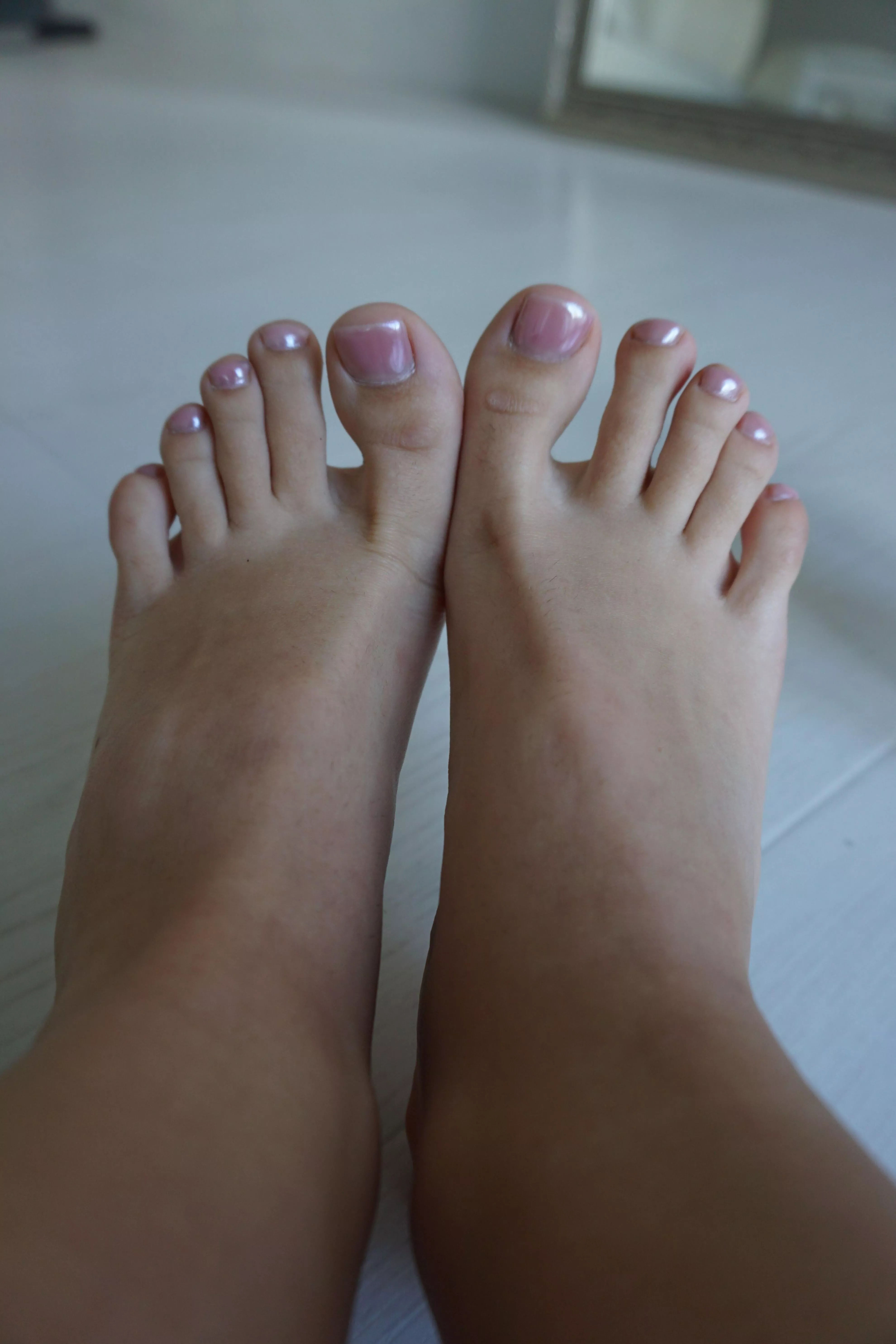 Some girls are willing to do anything for a foot massage