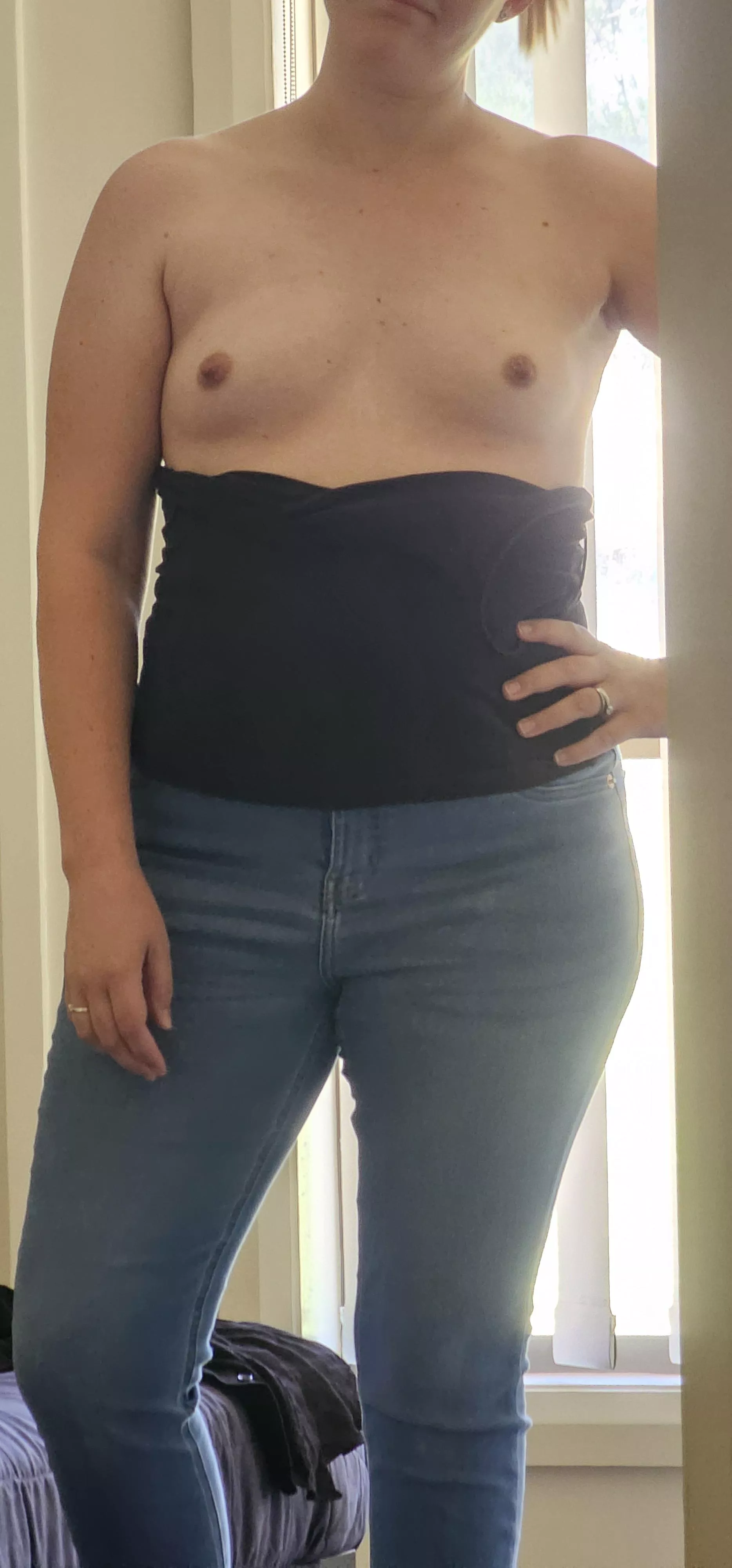 Suck on them titties